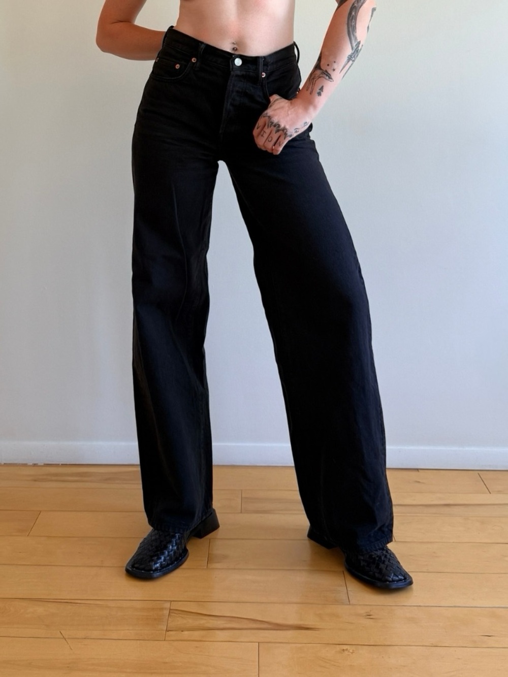 Buck Mason High Waisted Jeans